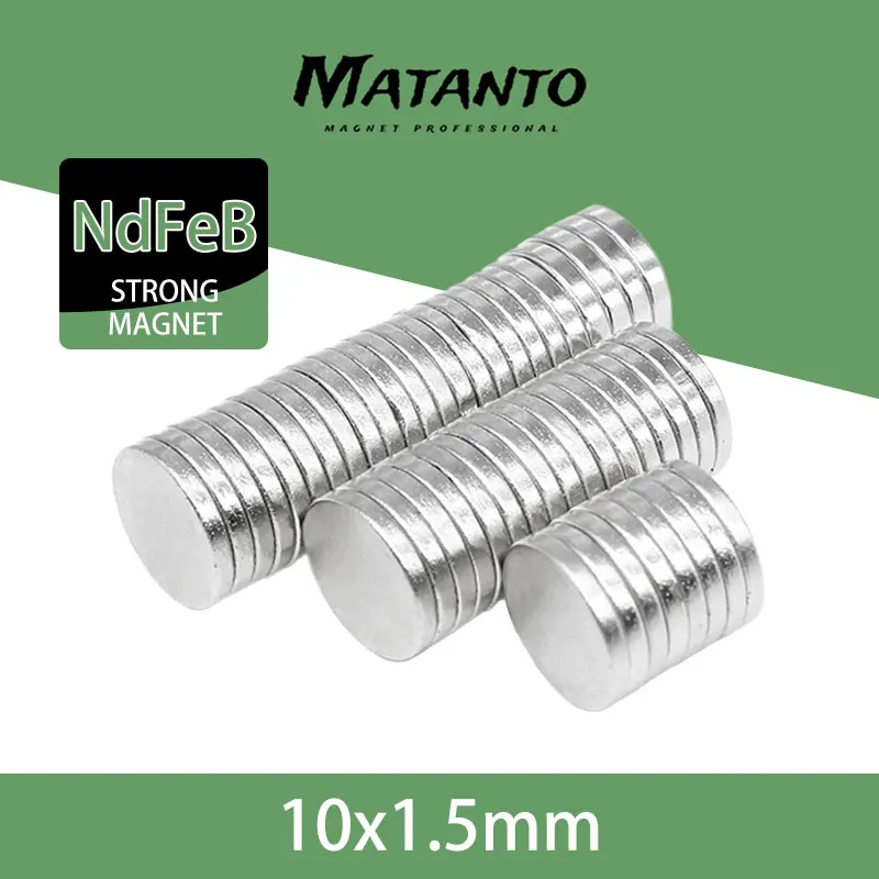 

20/50/100/200/500PCS 10x1.5mm Small Round Rare Earth Magnets Magnet 10x1.5mm N35 Permanent Neodymium Magnets Disc 10*1.5 mm