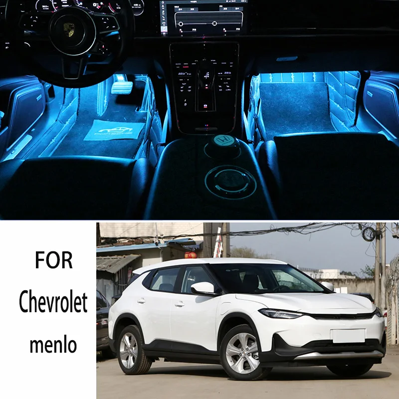 

FOR Chevrolet-menlo LED Car Interior Ambient Foot Light Atmosphere Decorative Lamps Party decoration lights Neon strips