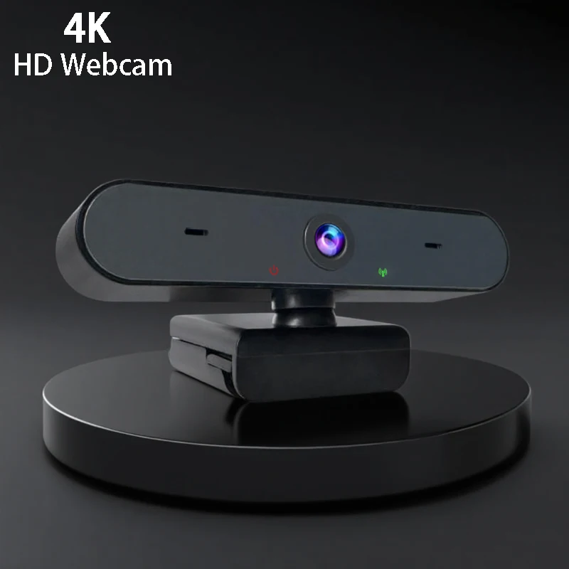 Webcam 4K-Webkamera für PC Full HD 1080P Computerkamera mit Mikrofon USB 2.0 Festfokus für Streaming/Videoanrufe