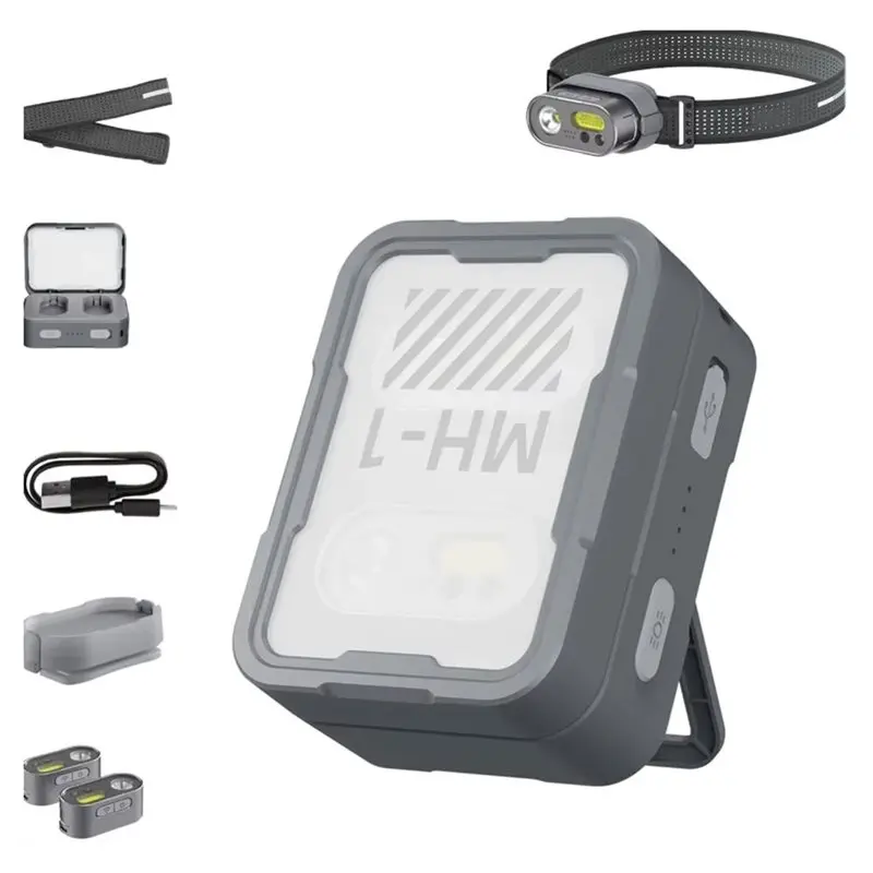 KEKA MH1 USB Type-C Rechargeable Intelligent Multifunction Headlamp Outdoor LED Head Flashlight Lantern For Camping Work