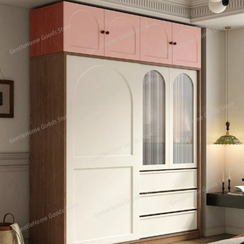 

Space Saving Cabinets Storage Organizer Furniture Set Wardrobe Armable Closet for Clothes Drawer for Bedroom Modern Wooden Hotel