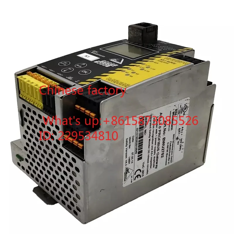 New original Bihl + Wiedemann BWU2702 ASi-3 PROFIBUS gateway with integrated security monitor, 2 ASi hosts