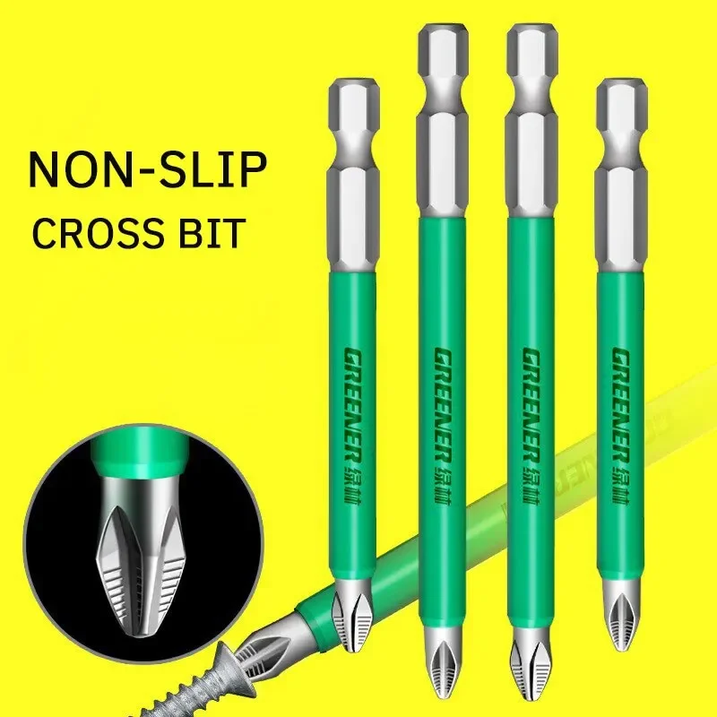 4PCS High-Performance Electric Screwdriver Bit Set - Precision Magnetic Hex Bits (50mm/65mm/70mm/90mm)