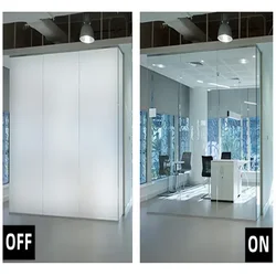 Privacy Magic Dimming Electric Switchable Glass Smart PDLC Film Smart Film for Office Living Room Bedroom Hotel Car Windows