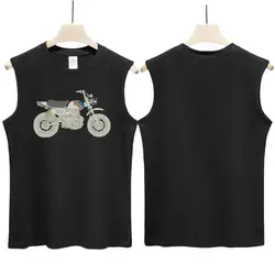 Korean version New DEUS EX MACHINA 2024 Cotton Vest DH Men's Summer Waistcoat Undershirt Loose Fashion Sleeveless T-shirt Thin