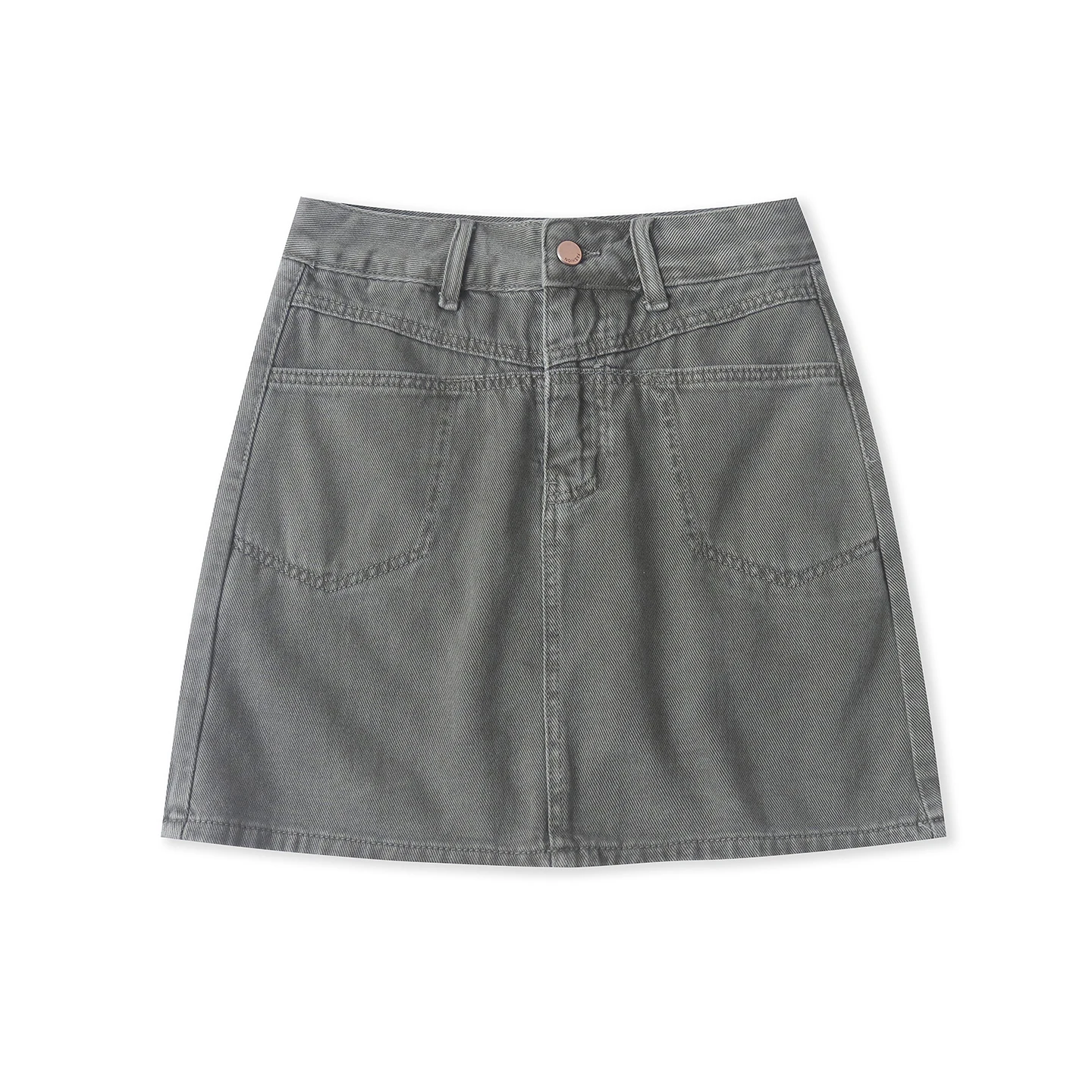 Casual High Waist Denim  Skirt Women's Fashion Spring New Style Multi Pocket Bodycon Half Length Skirt by Empress Polka