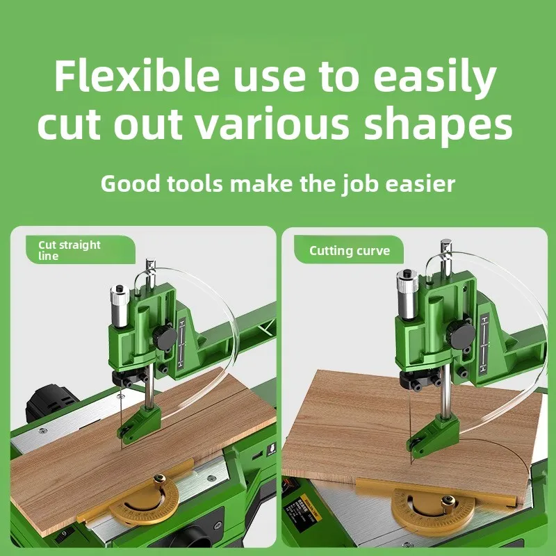 منشار سلك النجارة متعدد الوظائف قابل لإعادة الشحن، منشار سلك فولاذي، لوح خشبي، منشار قطع بطارية ليثيوم