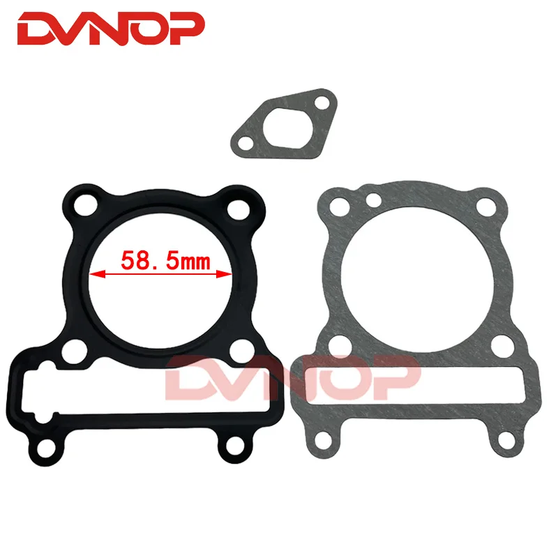 Motorcycle 52.4mm 58.5mm  Cylinder Gasket for Yamaha ZUMA125 YW125 BWS125 Nxc Cygnus X 125