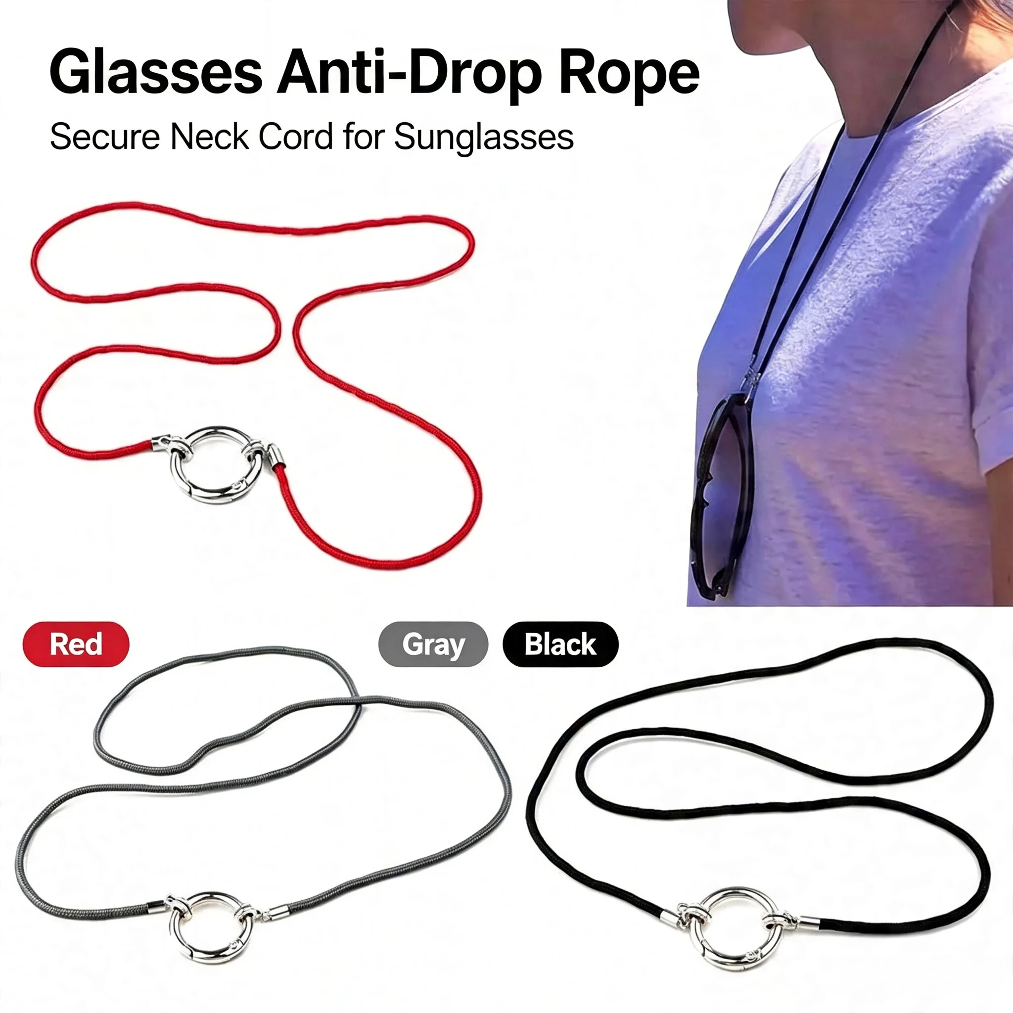 Cordon de maintien portable po - Sunglass Retainer Cord avis et prix