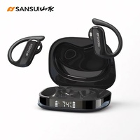 Sansui W20 Bluetooth 5.4 Headphone ENC Noise Cancelling Wireless Bluetooth Earphones IPX5 Waterproof Sports Headset Dual Connect