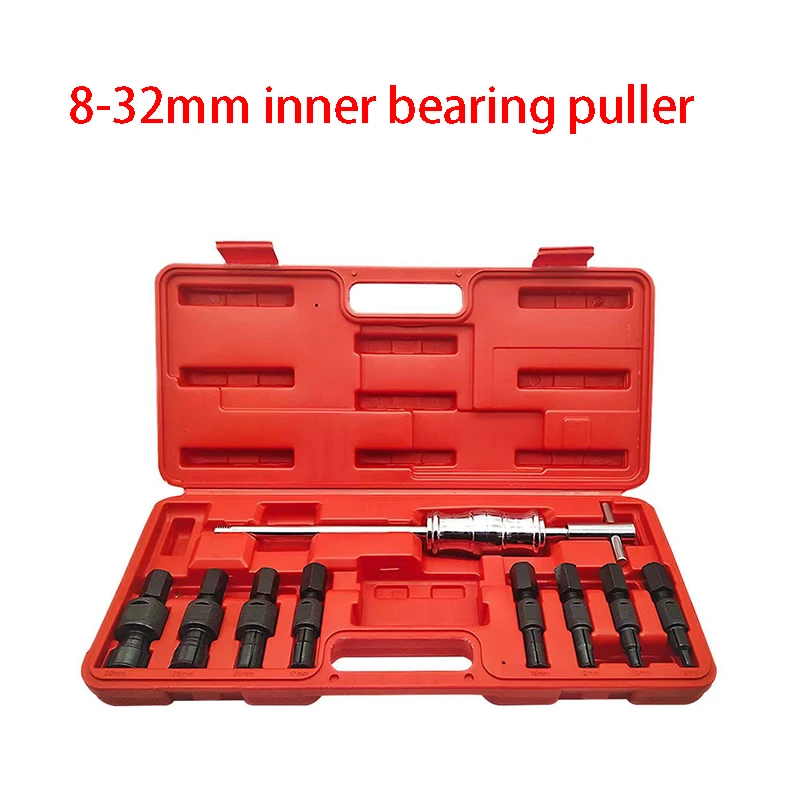 

New 9Pcs Inner Bearing Sliding Hammer Puller Car Bearing Separator Bearing Extractor Puller Set Automotive Machine Tool Kit