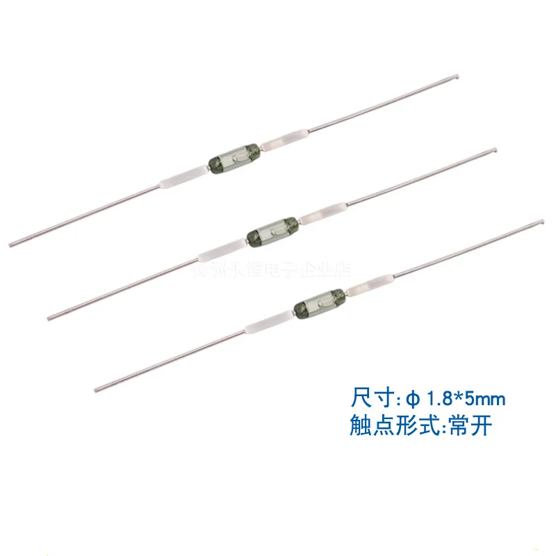 20Pcs MKA07101 1.8*7 MKA10110 1.8*10mm MKA14103 2*14 RI-70 1.8*7mm RI-80 Reed switch Normally Open Magnetic switch For RMCIP JSC