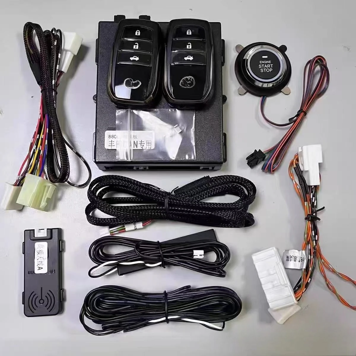 

Обновление пассивного бесключевого доступа для Toyota Prado 05-09, Crown Keyless Go 2008 года, конвертируйте автомобиль на Push Start, комплект зажигания, дистанционный запуск