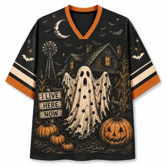 Summer Hot Selling Retro Fun Halloween Pumpkin Print V-neck Y2K Fashion Jersey for Adults and Children Plus Size Sports T-shirt