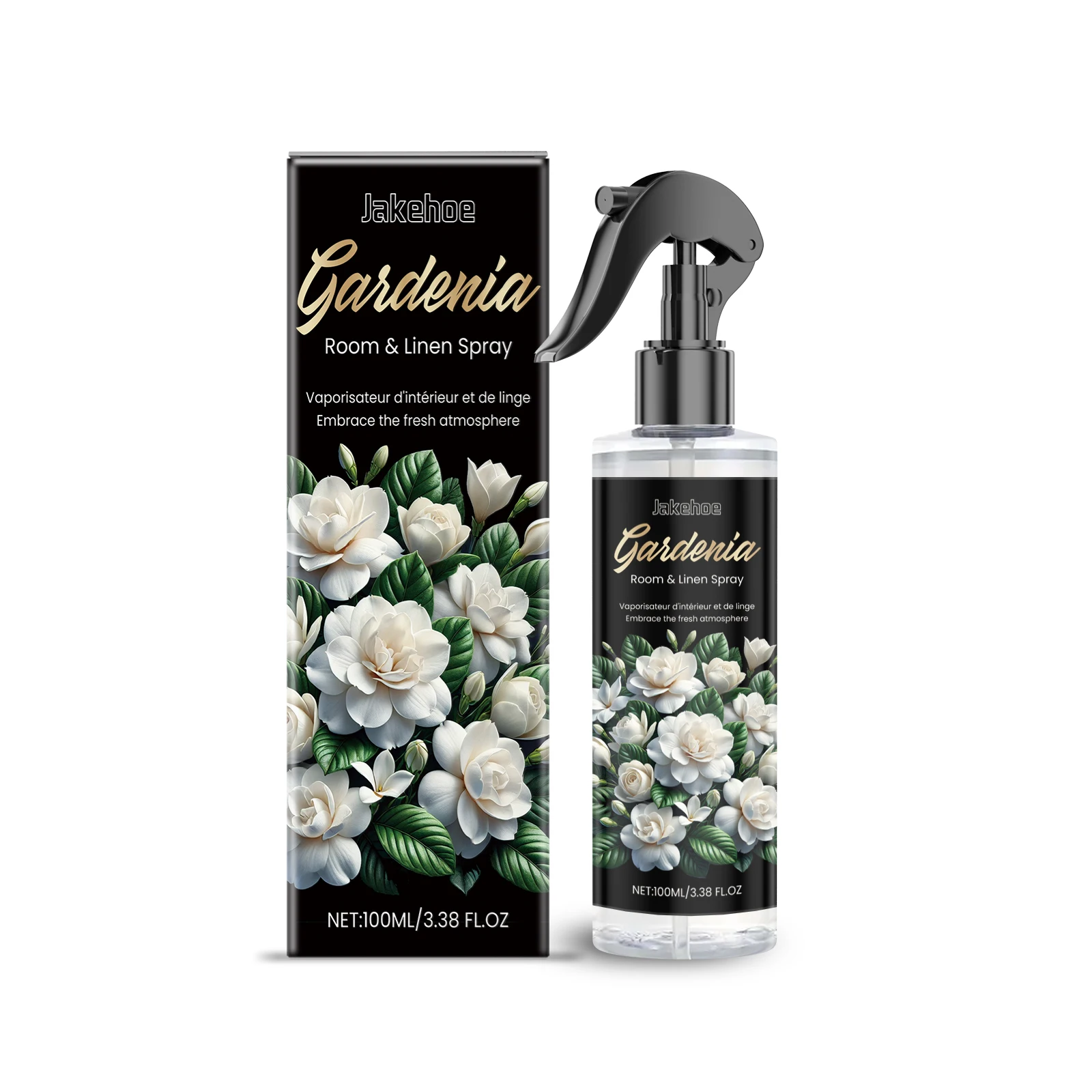 JAKEHOE Gardenia Indoor Luchtverfrisser Spray Geur Eliminator Langdurige Geur Houd Kamer Verse Kamer Luchtverfrisser Spray Deodorant