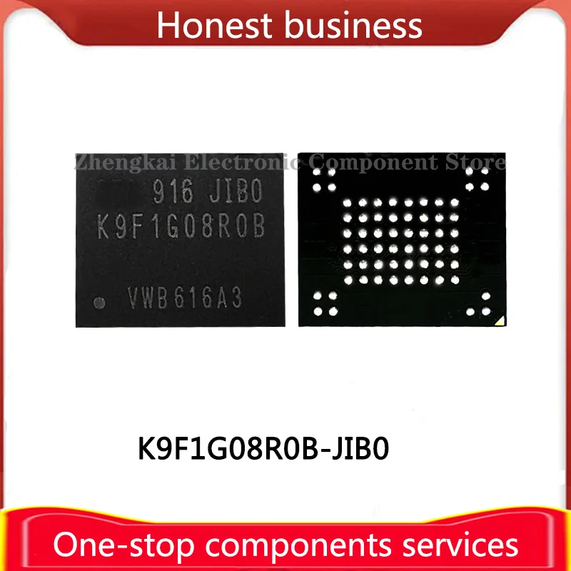 K9F1G08R0B-JIB0 BGA63 NAND Flash Memory K9F1G08R0B 128MB K9F1208U0C-JIB0 K9F1208U0C 64MB K9F5608U0D-JIB0 K9F5608U0D 32MB Chip