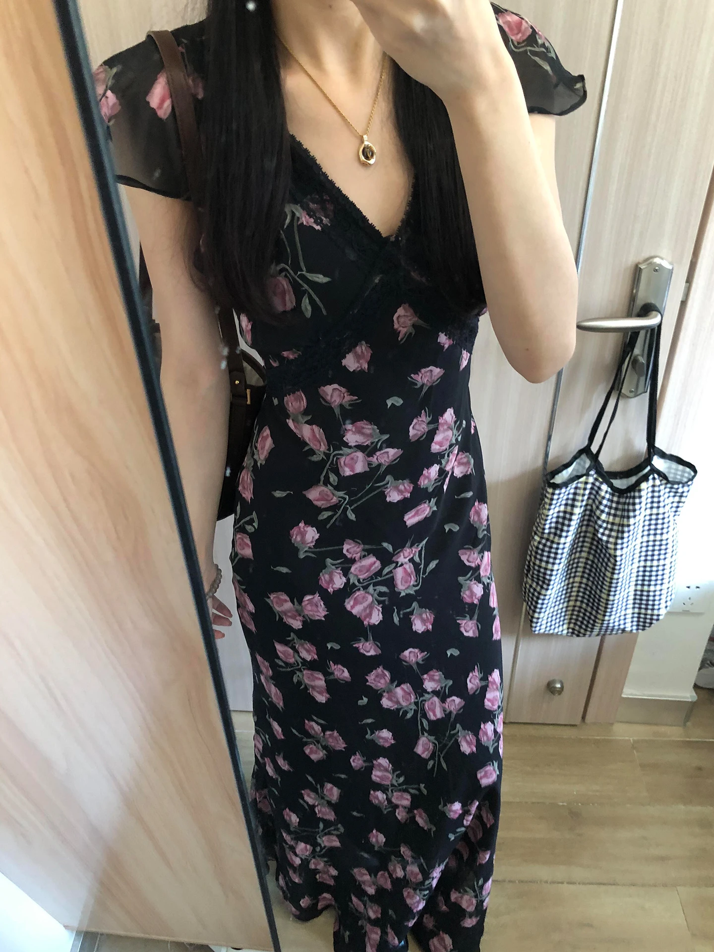 تنورة نسائية صيفية 2026 V-Ne Bla مطبوعة بالورود Dr تنورة نسائية بخصر طويلة Svel على شكل حرف a Dr Sweet Japanese Sle