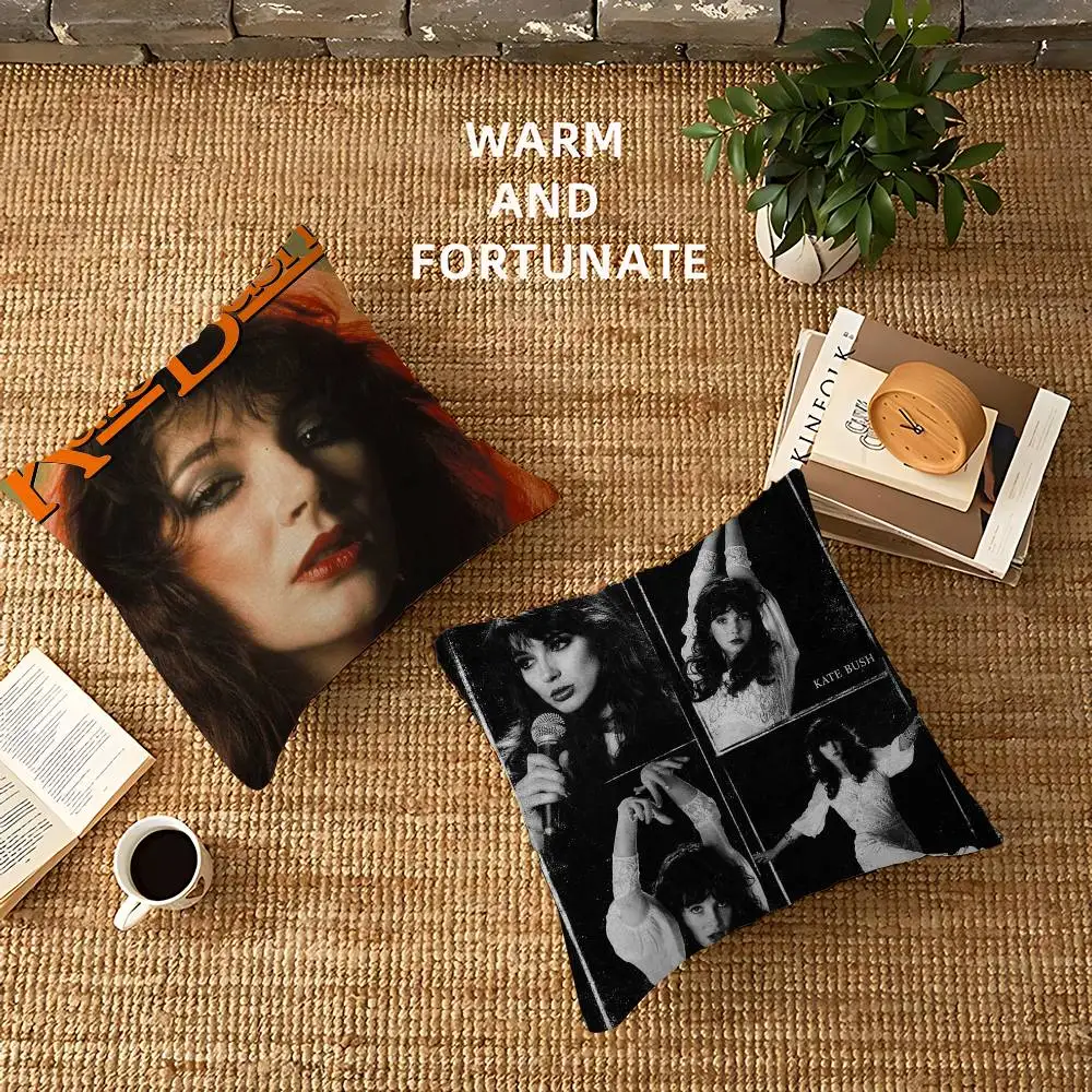 Britain Singer K-Kate Bush Pillow Cushion Cover Pillowcase Living Room Sofa Home Decor Customized
