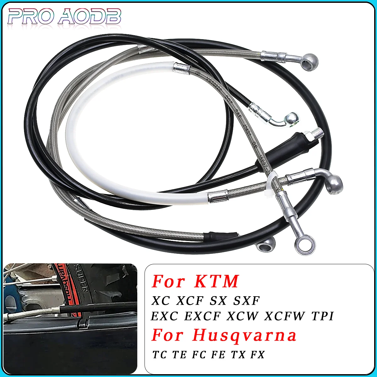 Motorcycle Accessories  Front or Rear Brake Oil Hose For Husqvarna TX FX TC TE FC FE125 250 300 350 450 501 Dirt Bike 2014-2024