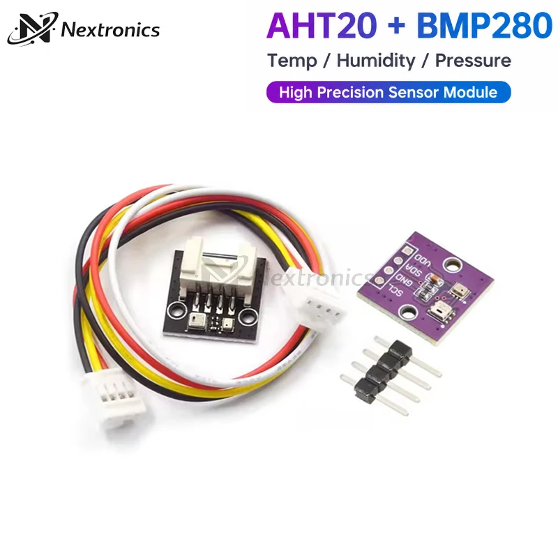 1/3/5/10PCS AHT20+BMP280 3 in 1 Temperature Humidity Barometric Pressure Sensor Module I2C High Precision for Arduino ESP32