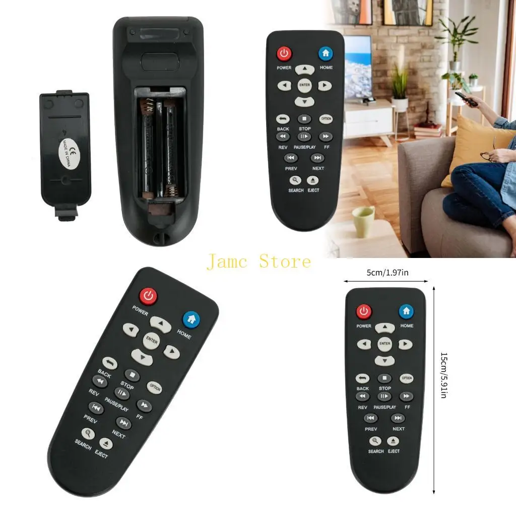 LX0B Easy To Use ABS Plastic Remote Control For Streaming Devices Comfortable Grip