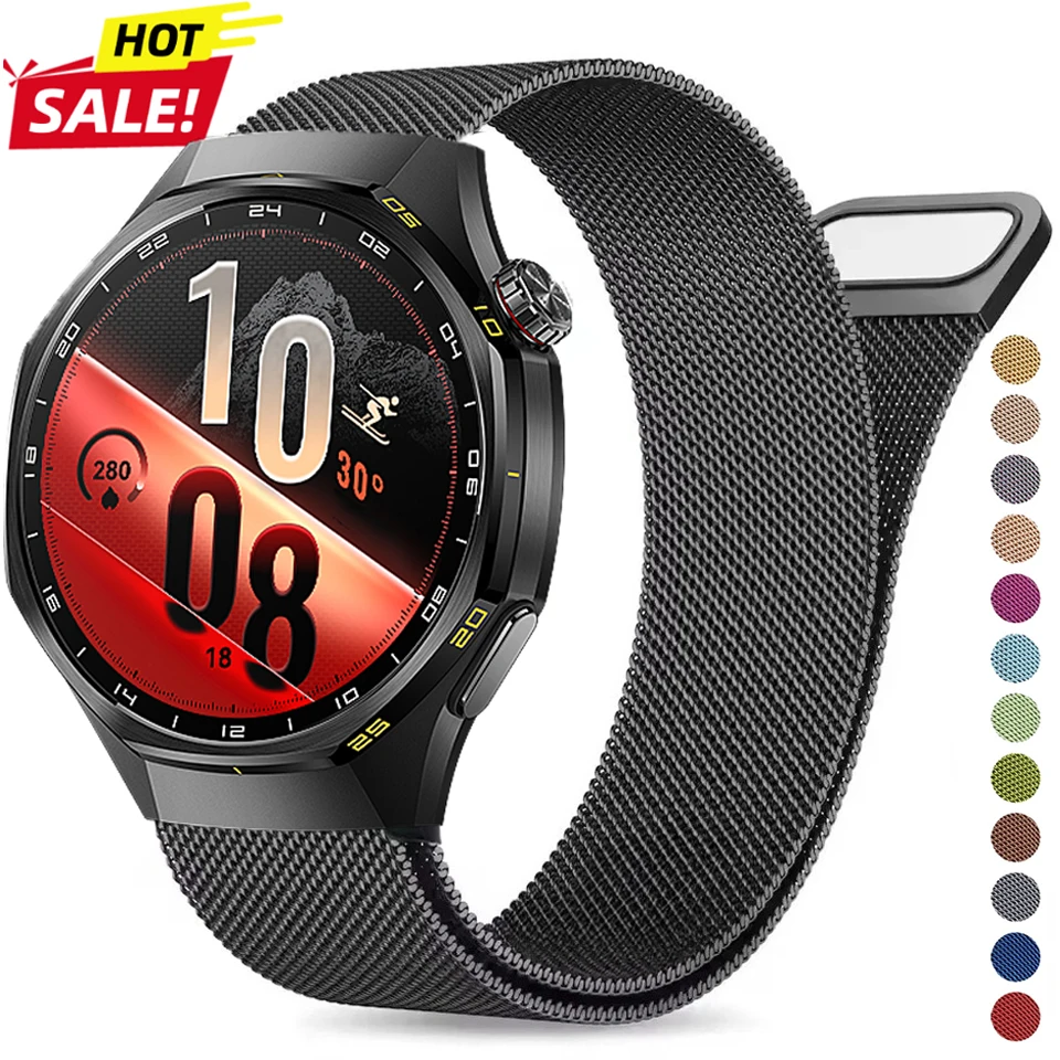 Milanese Loop Magnetic - สายนาฬิกาแบบมิลานีสขนาด 18/20/22 มม. สำหรับ Huawei Watch