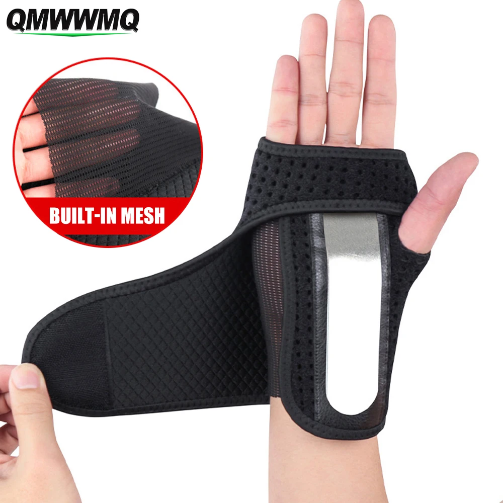 

1Pcs Wrist Hand Palm Brace Support with Metal Removable Splint Stabilizer for Tendonitis, Arthritis, Carpal Tunnel Syndrome