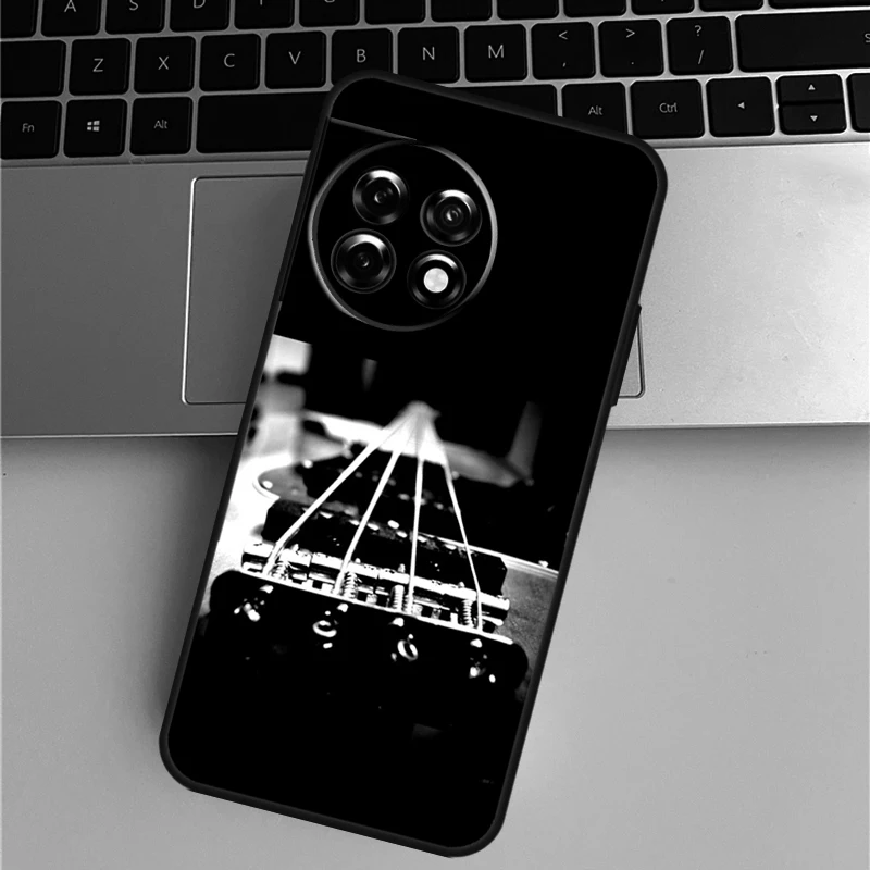 Guitar Music Case For Oneplus 11 10 9 Pro 10T 9RT Ace Pro For Oneplus Nord 2 2T N20 N10 CE 2 Lite Cover