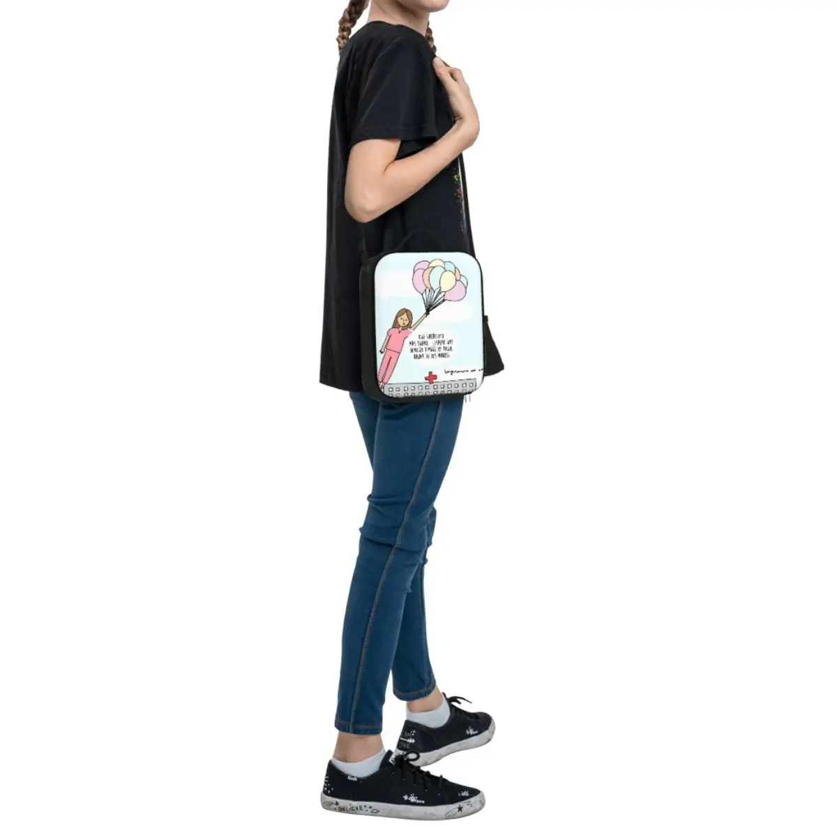 مخصص Enfermera En Apuros معاطف للأطباء والممرضات الطبية الصحة الغداء حقيبة الرجال النساء برودة الدافئة معزول صناديق الغداء لمدرسة الطلاب #6