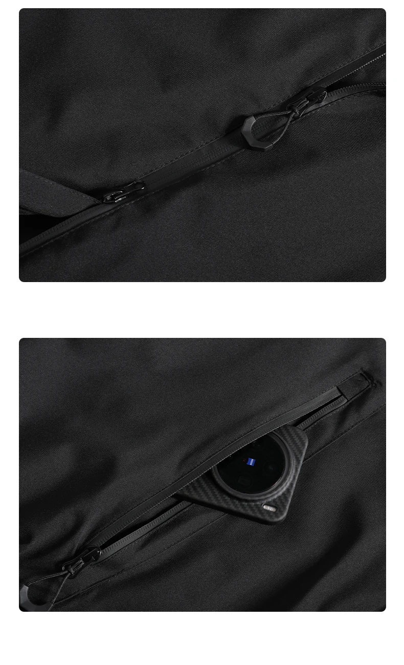 CHRLCK Wasserdichte Wanderjacken für Herren, Frühling/Herbst, winddichte Camping-Windjacke, Damen-Angel-, Trekking- und Laufjacke, Unisex – Detail 19
