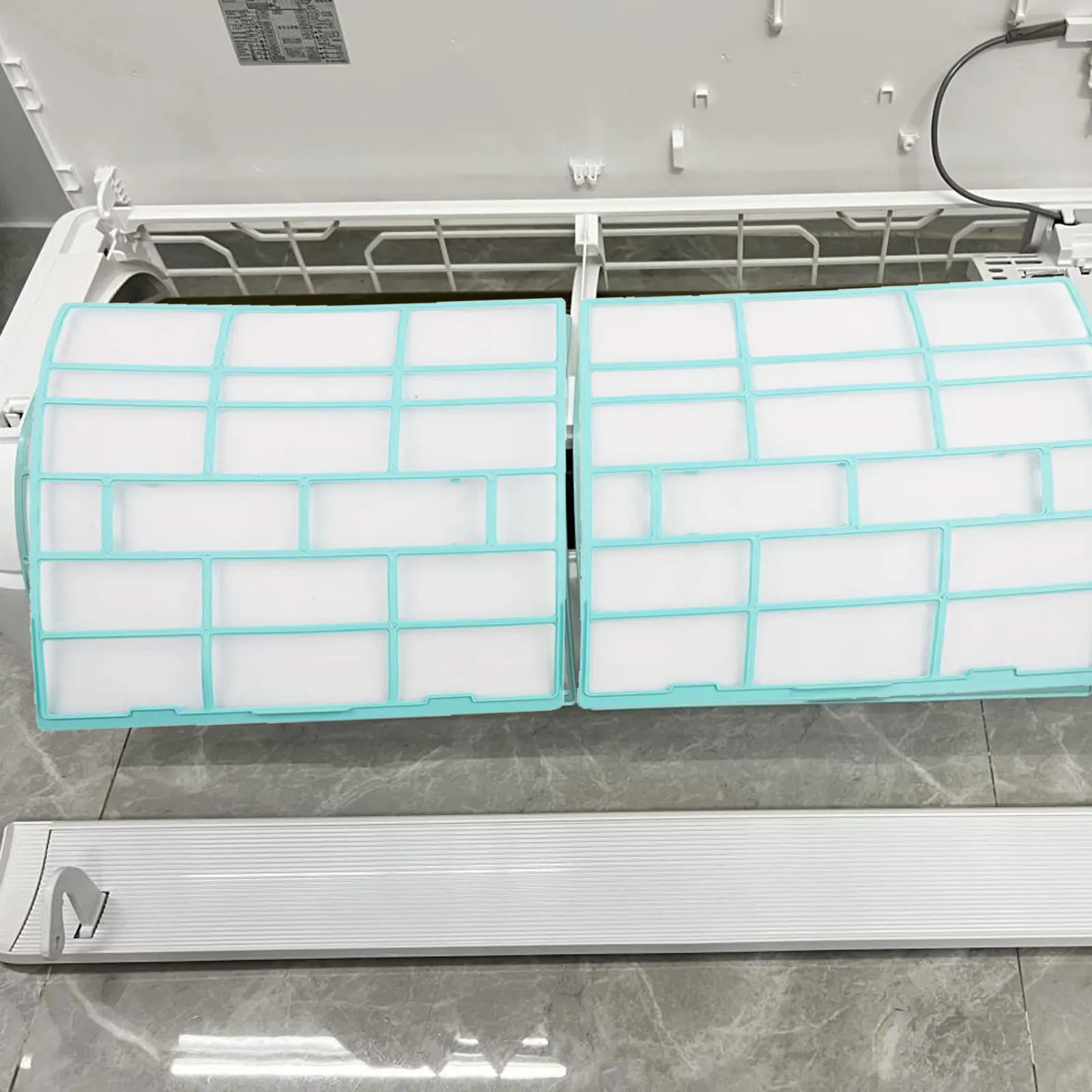 

Hanging Filter Air Conditioner Filter Dustproof Design Multiple Styles Performance Enhancement Plastic Material