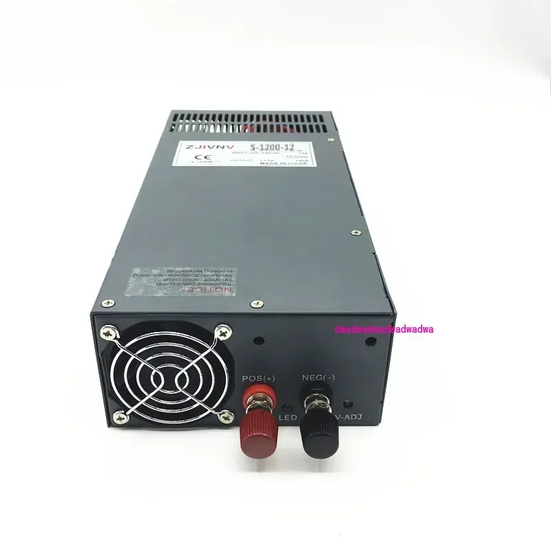 1000W High Power S-1200W/1500/2000 DC Mingwei 24V12V36V48V Industrial Switching Power Supply