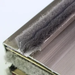 10 meters Felt Draught Excluder Wool Pile Weatherstrip Sliding Window Door Brush Seal +PVC Waterproof Hydro-Pro 7 x 12mm Gray