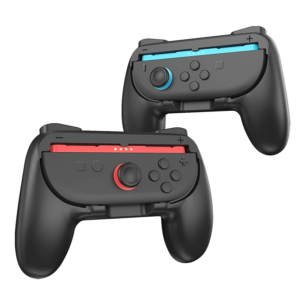 2 PCS Hand Grips for Nintendo Switch2 Joy-Con Controller Gamepad Handle Hand Grip Ergonomic Handle Stand Holder Grips Controller