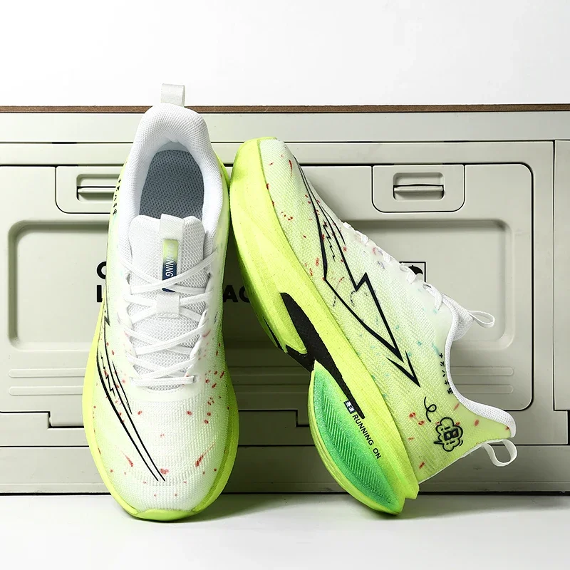 

Амортизирующая обувь для гонок, новые дышащие противоскользящие кроссовки унисекс, роскошные кроссовки для гонок, дышащие модные кроссовки