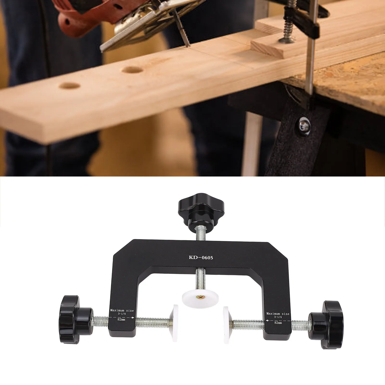 3 Way G Clamp Aluminium Alloy Multifunctional G Clamps Vise Edging Clamp for Woodworking 3 Way Face Clamp 3 Way G Clamp