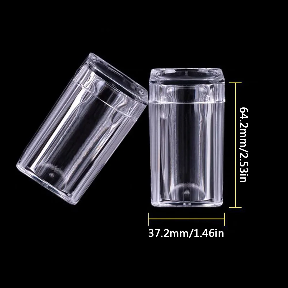 12PC Installed Roll Money Cylinder Storage Box  For Coins Storage Capsules Protection Boxes Container