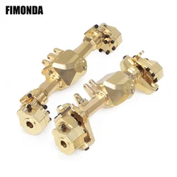 Heavy Duty TRX4 Brass Weights Portal Axle Housing per 1/10 RC Crawler TRX-4 Bronco Defender Sport G500 Upgrade