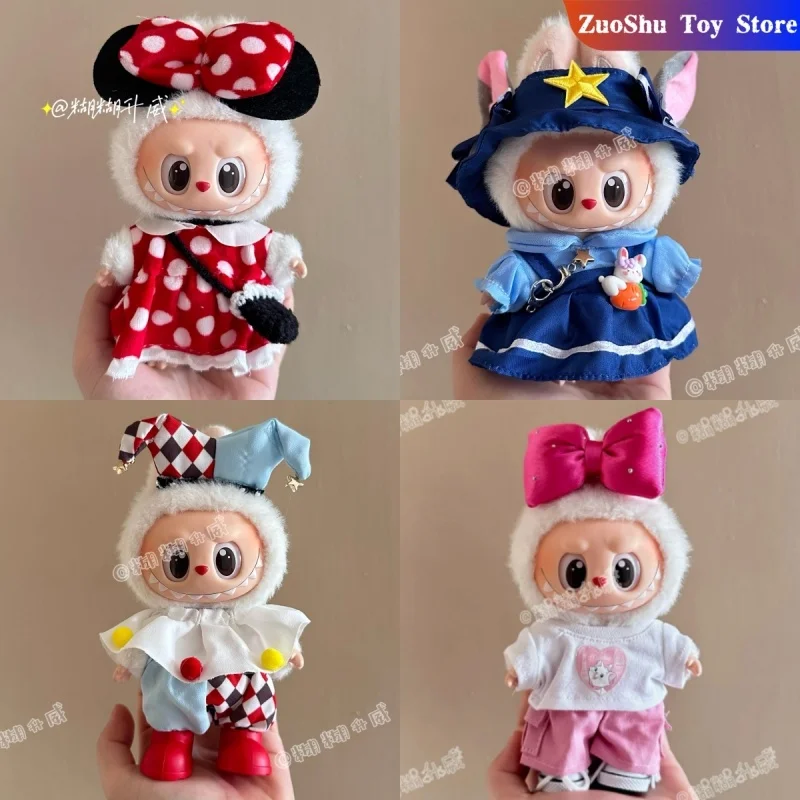 

Labubu Doll Clothes 15/17cm Labubu Clothes V1V2V3 Mickey Style Suit Clothes Children'S Clothes Diy Doll Accessories No Doll