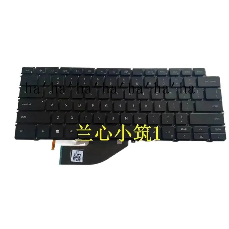 

For Dell XPS 13 7390 9310 2in1 2-in-1 backlit keyboard Black and white =|=