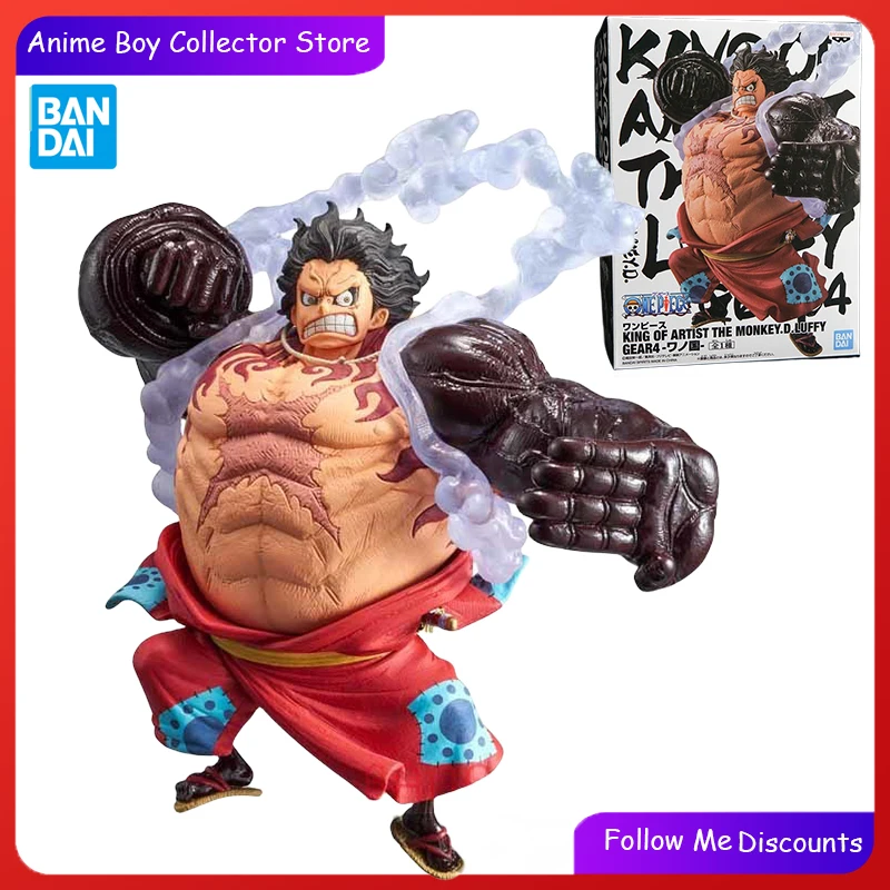 

Bandai Оригинальная фигурка BANPRESTO ONE PIECE KOA Land of вано Аниме Обезьяна D Luffy Geart 4 Коллекционная модель