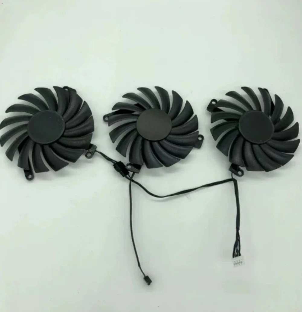 GPU Cooling Fan Compatible with for RTX 3070 Ti for RTX 3080 for X3 90mm PWM Silent Graphics Card Fan