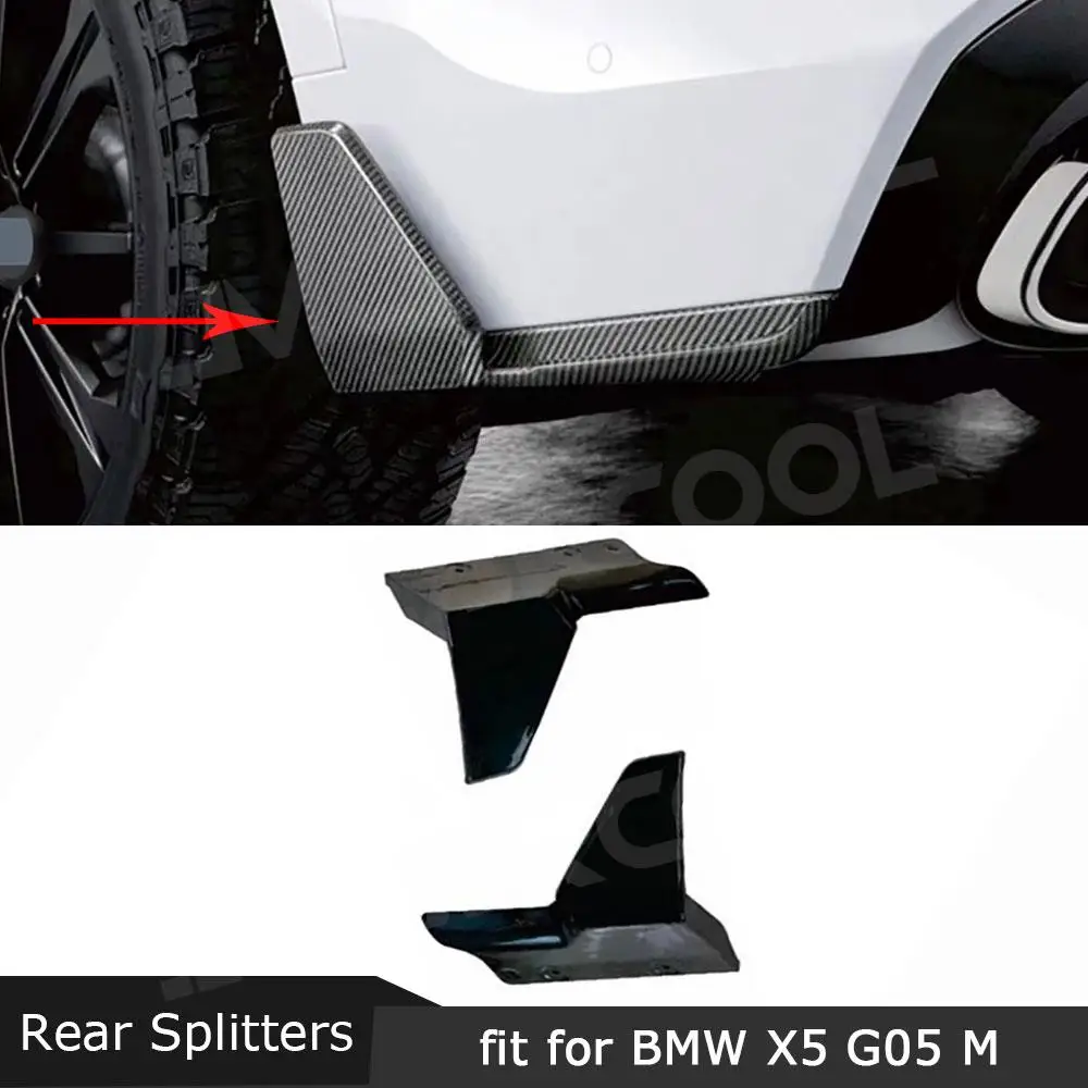 

JMCARCOOL для BMW X5 G05 M Sport 2019 + задний бампер из углеродного волокна, диффузор, боковые разветвители, автомобильный диффузор, аксессуары