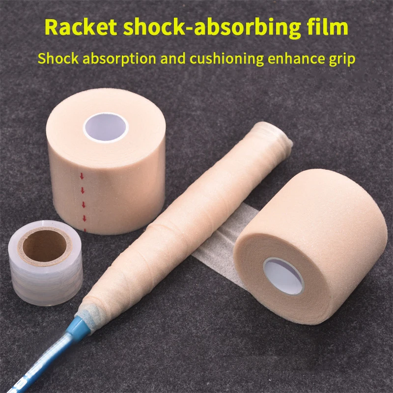

Tennis Badmintion Racket Overgrip Shock-absorbing Handle Membrane Soft PU Sponge Damping Grip Skin Bandage High Elasticity