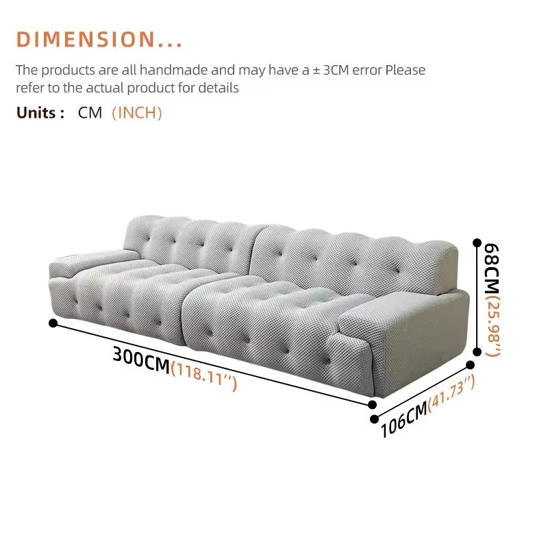 Commercial Hotel Cafe Luxury Durable Square Bench Compression Packaging Box Seat Villa Compression Sofa