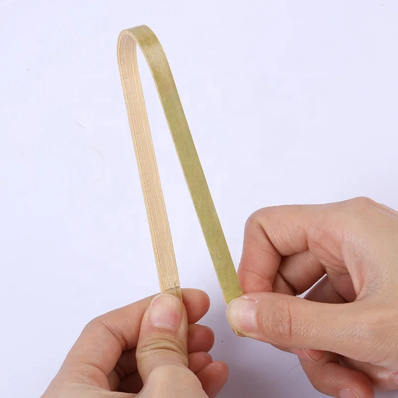 

Mini Bamboo Disposable Tongs Natural Toast Tongs Bamboo Tongs for Bread And Cooking