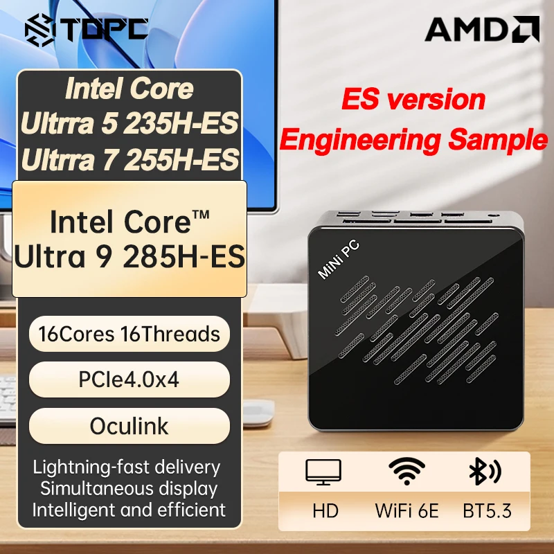 miniPC Ultra5 235H-ES メモリ32GB / SSD 2TB SZBOX ミニPC Core Ultra 5 235H-ES 32GB 1TB SSD