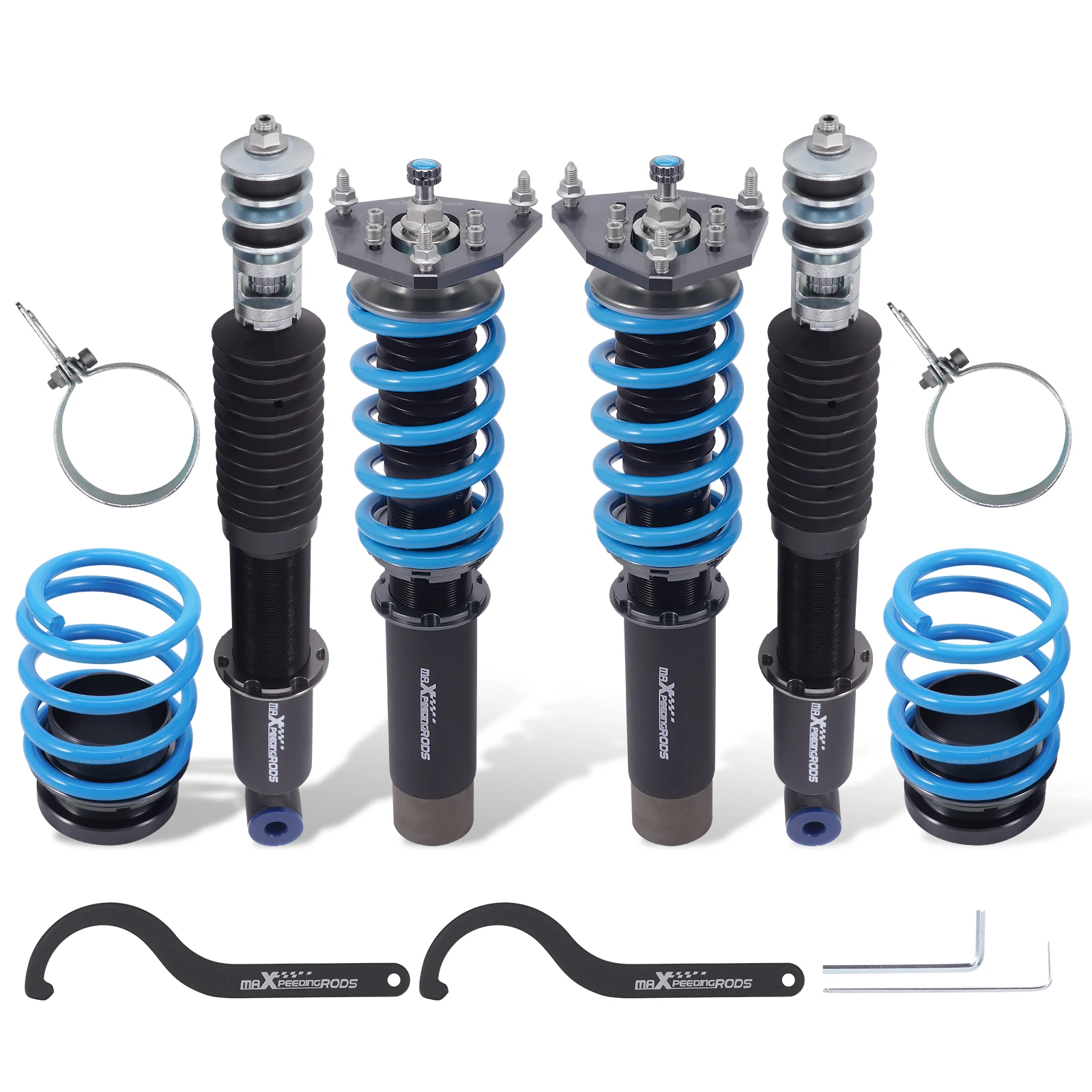 MaXpeedingrods Brand New 24 Level Damper Absorb Shock Coilovers Suspension Lowering Kit for Toyota Corolla AE86 1983-1987