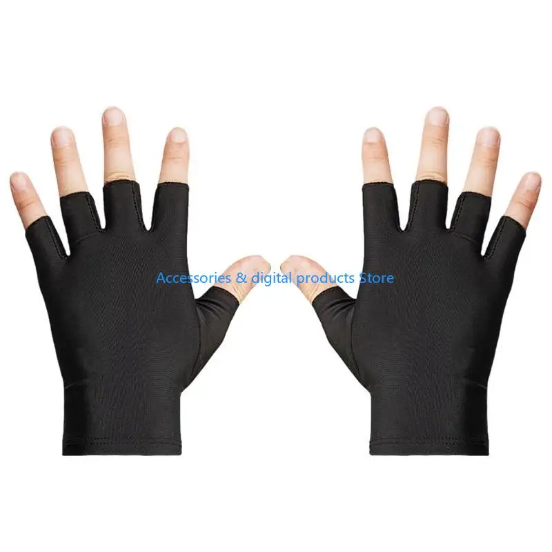 77JD High Elasticity Touching Screen Bike Gloves for Fishing Driving Improved Safety