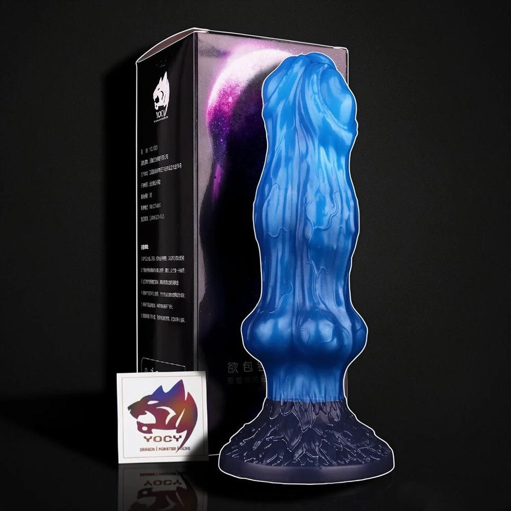 SMMQ Realistic Anal Butt Plug Monster Dildo Double Layer Silicone Penis Cock For Women G-spot Stimulation Adult Sex Toys